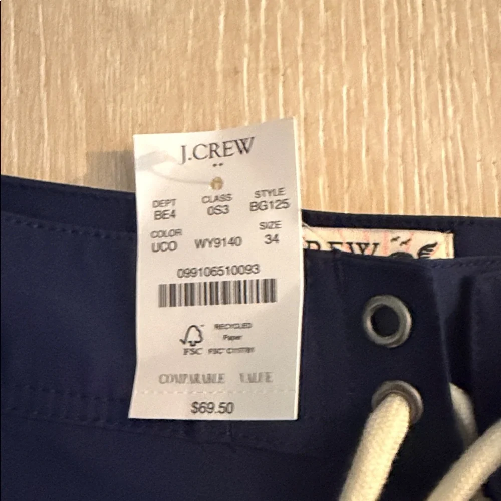 NWT Men’s Bathing Suit from JCrew size 34